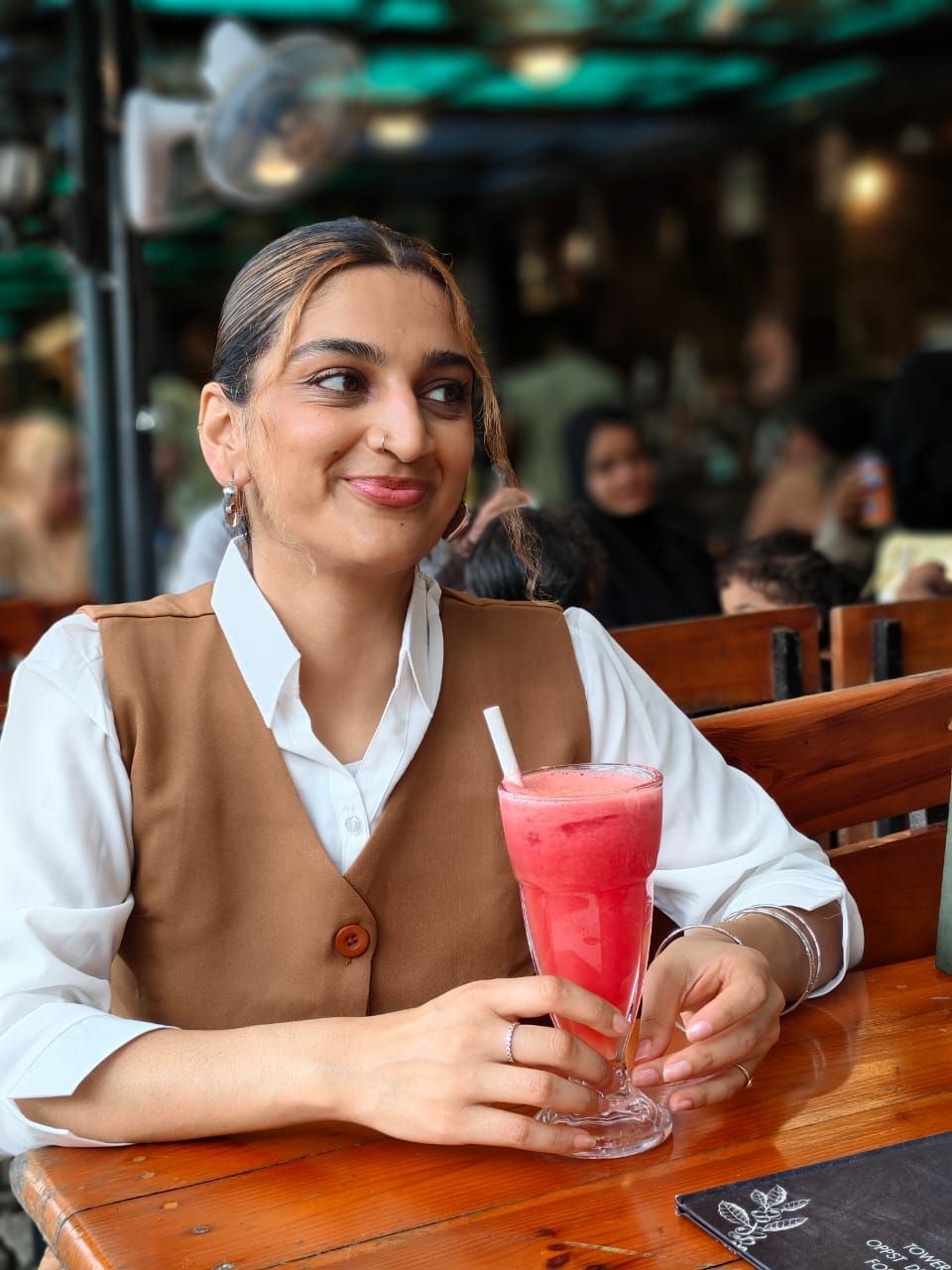 Warm Camel Vest Suit Set