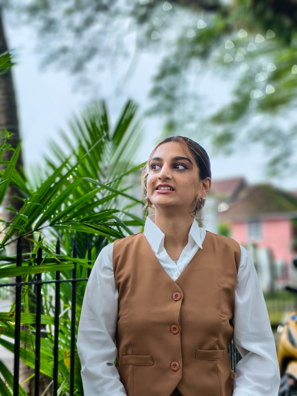 Warm Camel Vest Suit Set