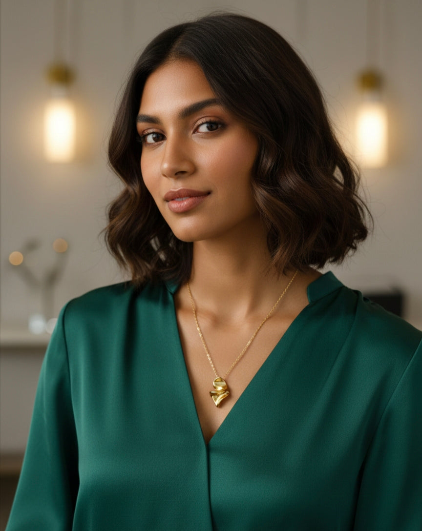 Aeon Abstract Pendant Necklace